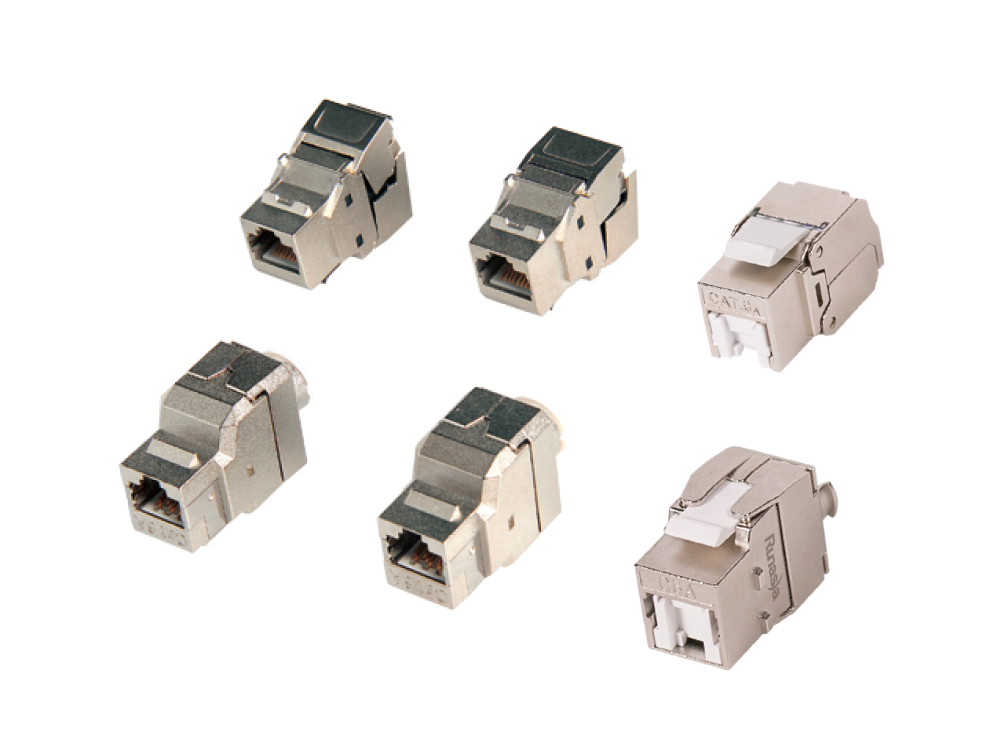 超六類遮蔽式資訊插座 Cat.6A RJ45 Jack