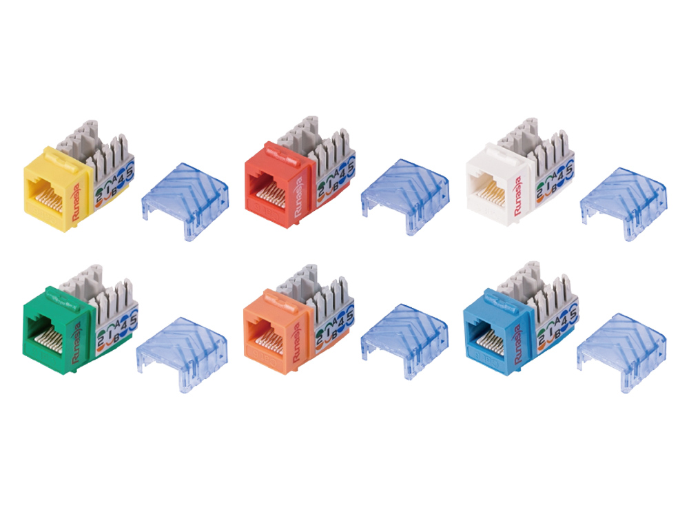 六類無遮蔽資訊插座 Cat.6 UTP Jack