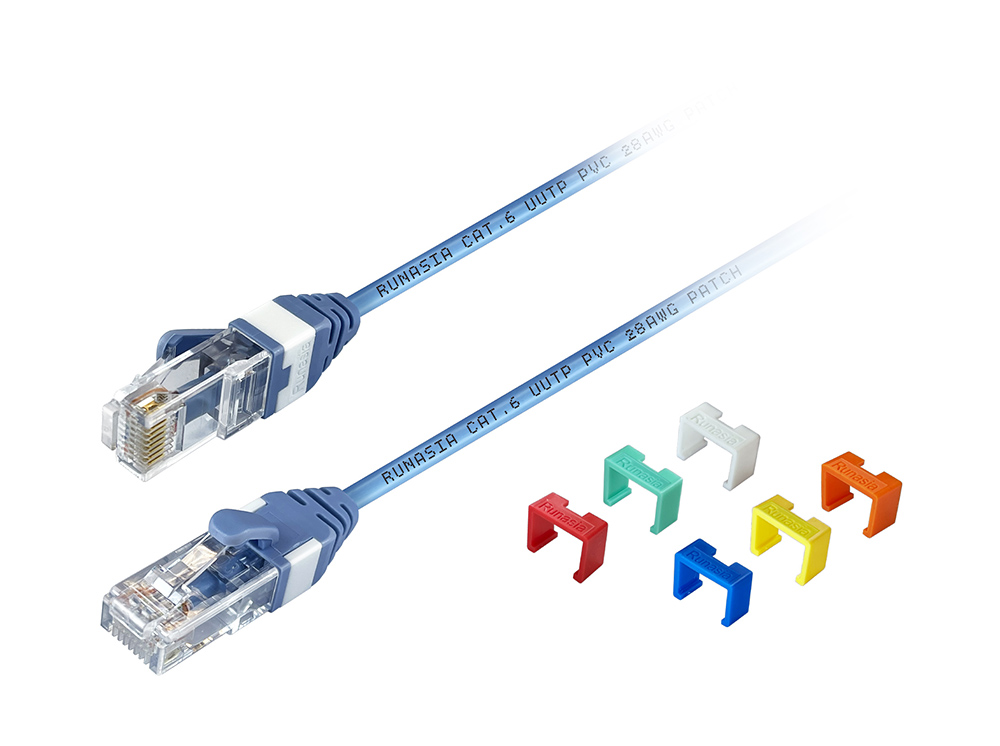 六類可換扣環跳接線(極細) Cat.6 Patch Cord